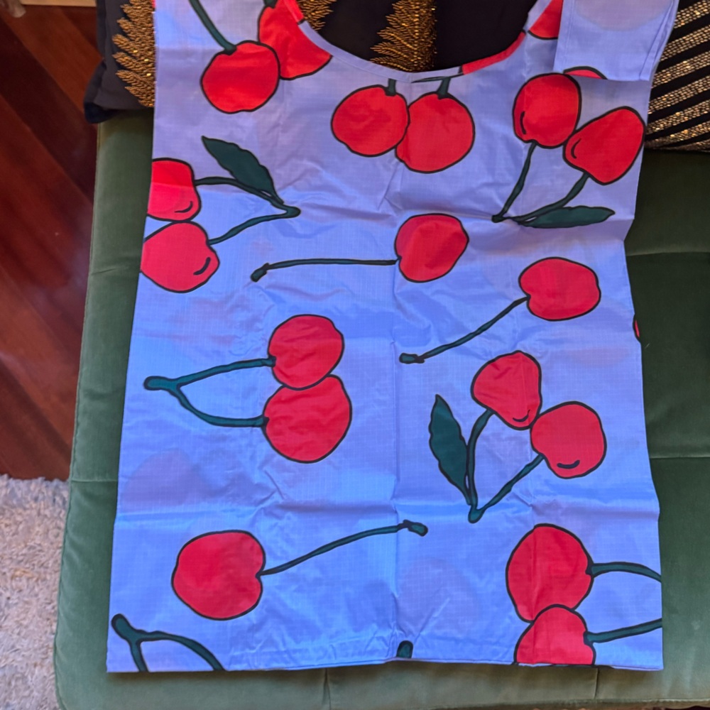 Baggu Cherry Pattern Foldable Tote, Large - image 1